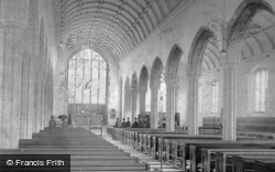 St Michael's Church, Nave East c.1900, Newquay