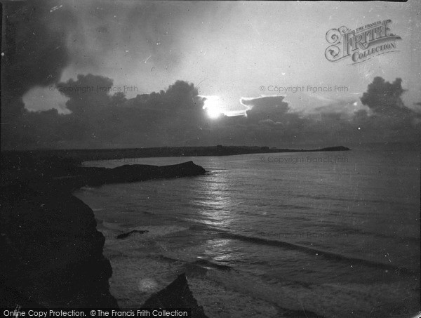 Photo of Newquay, Sunset c.1910