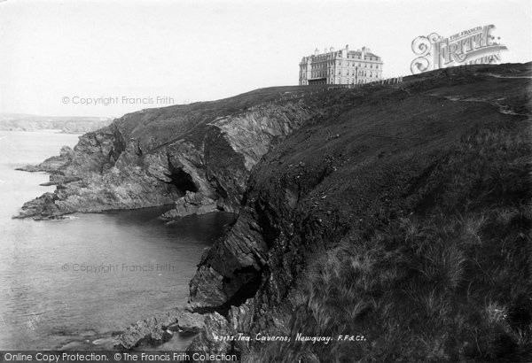 Photo of Newquay, Tea Caverns 1899