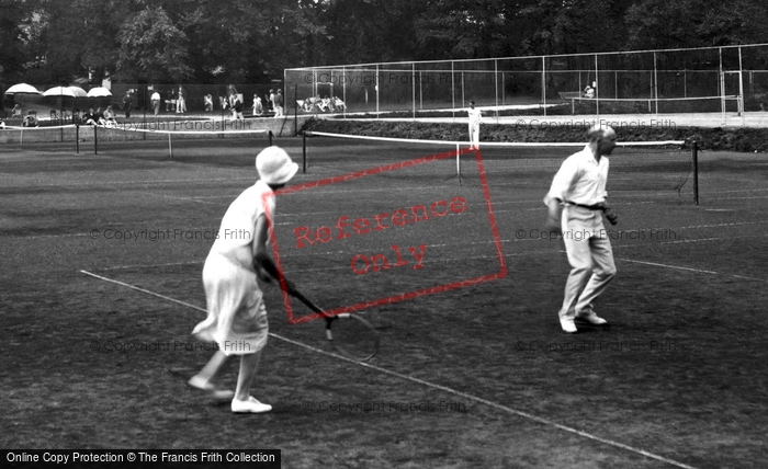 Photo of Newquay, Tennis In Trenance Gardens 1928