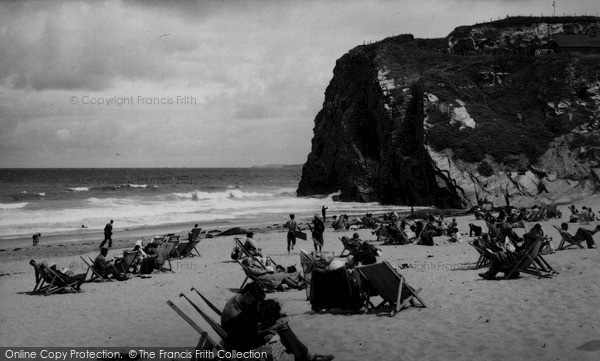 Photo of Newquay, The Beach c.1960