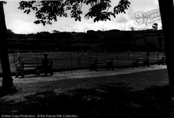 Photo of Newquay, The Bowling Green At Trenance Gardens c.1960