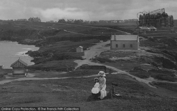 Photo of Newquay, The Cliff Top 1912