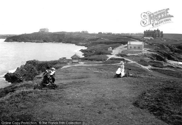 Photo of Newquay, The Coast And Headland Hotel 1912