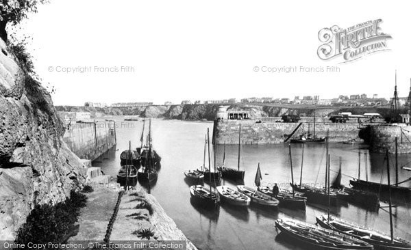 Photo of Newquay, The Harbour 1894