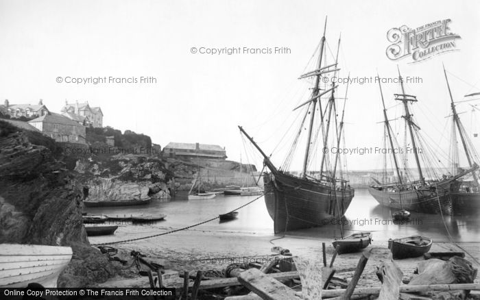 Photo of Newquay, The Harbour 1894