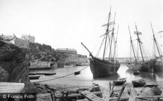 Newquay, the Harbour 1894
