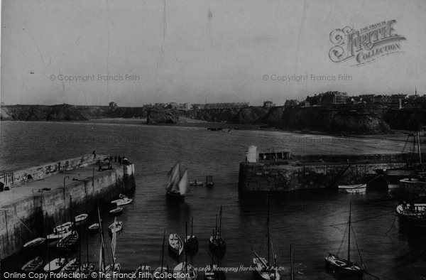 Photo of Newquay, The Harbour 1900