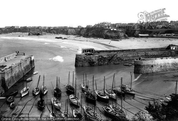 Photo of Newquay, The Harbour 1912