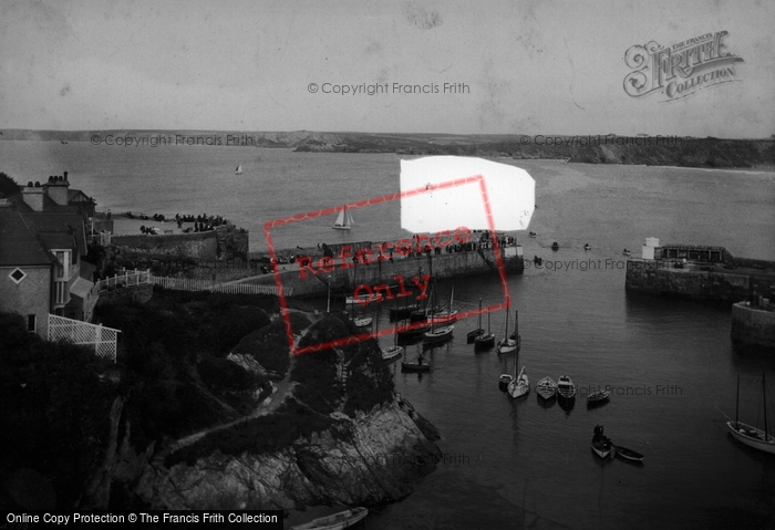 Photo of Newquay, The Harbour 1912