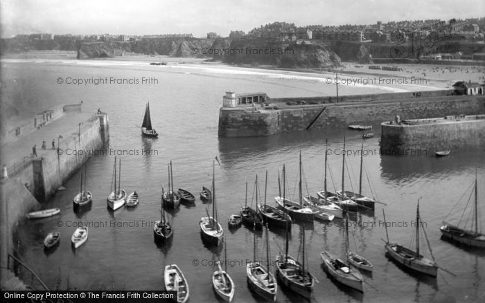Photo of Newquay, The Harbour 1918
