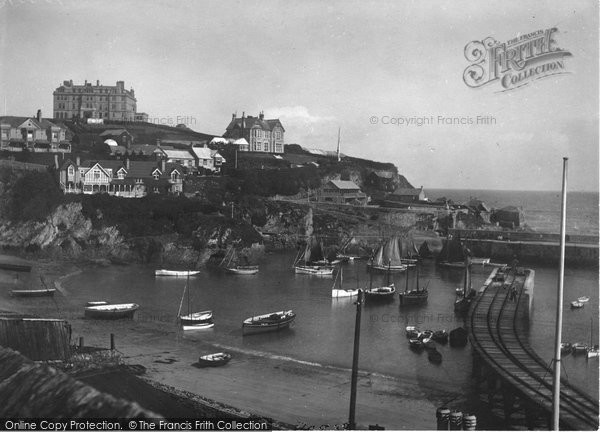 Photo of Newquay, The Harbour 1921