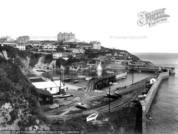 Photo of Newquay, The Harbour 1925