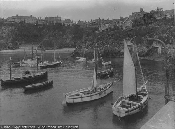 Photo of Newquay, The Harbour 1928