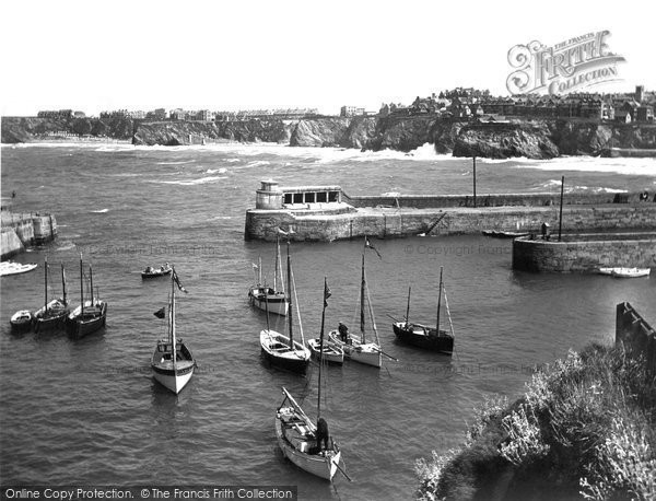 Photo of Newquay, The Harbour 1930