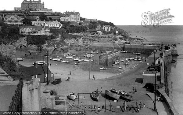 Photo of Newquay, The Harbour 1950