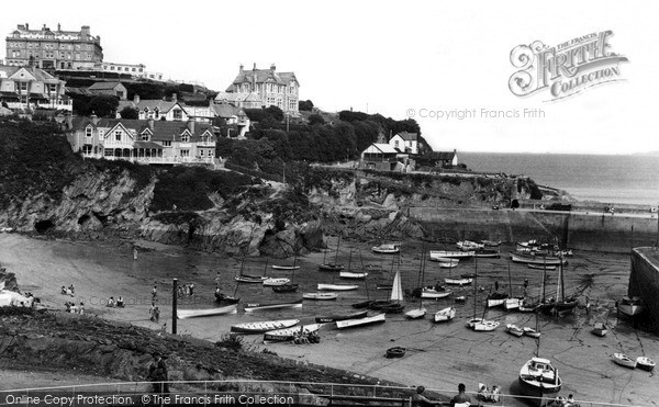 Photo of Newquay, The Harbour 1955