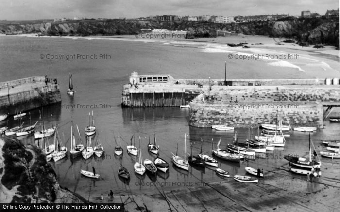 Photo of Newquay, The Harbour c.1960