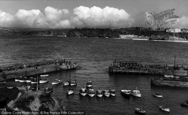 Photo of Newquay, The Harbour c.1960