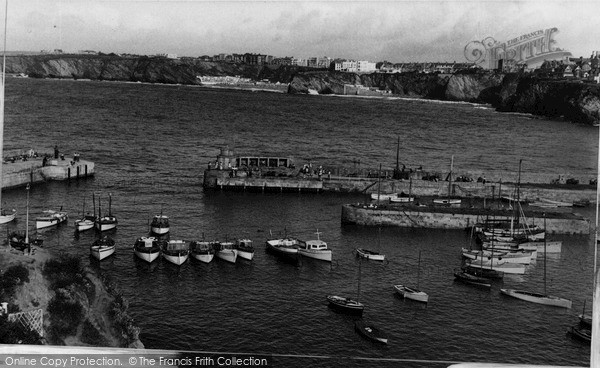 Photo of Newquay, The Harbour c.1960