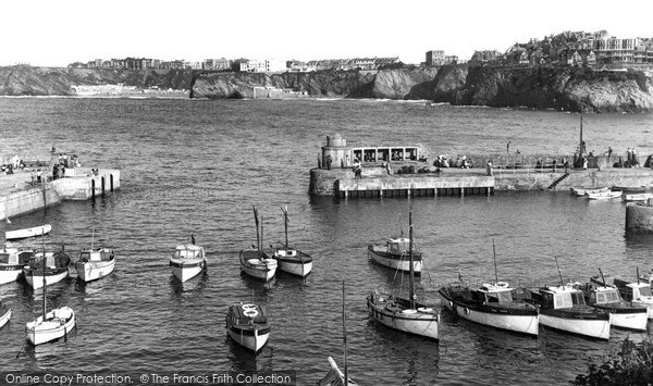 Photo of Newquay, The Harbour c.1960