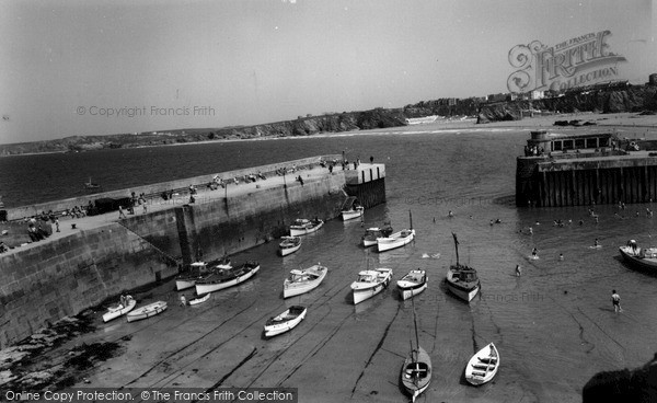 Photo of Newquay, The Harbour c.1960