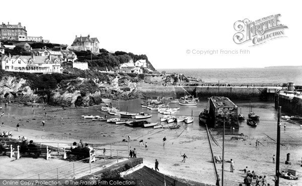 Photo of Newquay, The Harbour c.1960