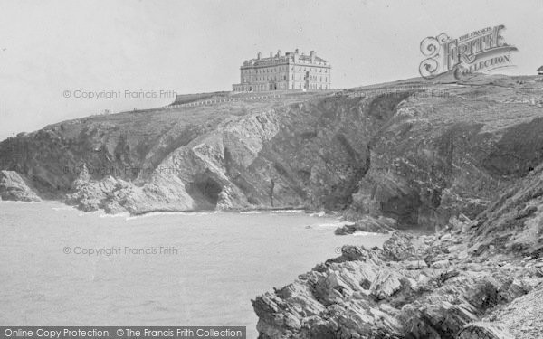 Photo of Newquay, The Headland And Hotel 1922