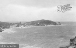 The Headland And Lifeboat Station 1930, Newquay