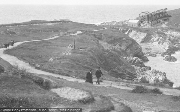 Photo of Newquay, The Headland And Old Lifboat House 1912