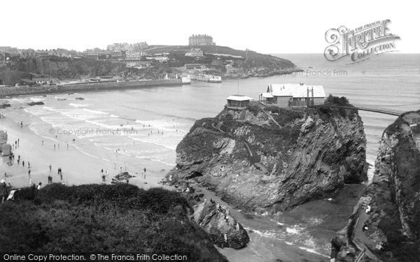 Photo of Newquay, The Island And Beacon 1912