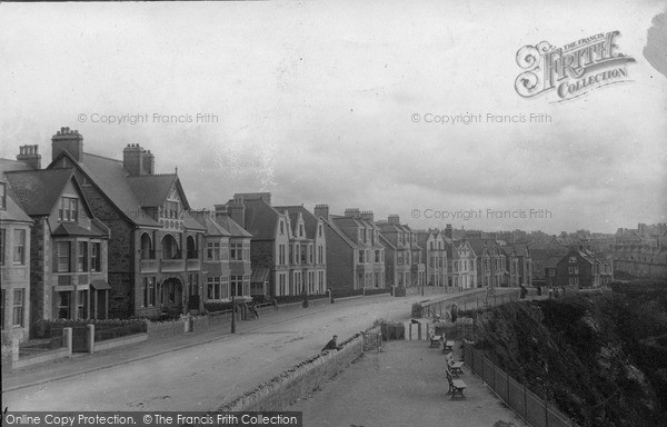 Photo of Newquay, The Promenade c.1900