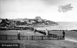 Newquay, the Putting Green c1960