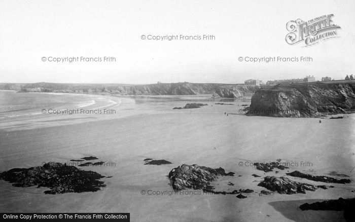 Photo of Newquay, The Sands 1892