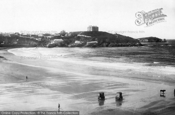 Photo of Newquay, The Sands 1894