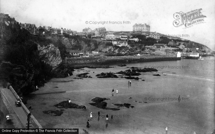 Photo of Newquay, The Sands And The Island 1907