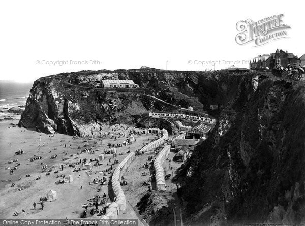 Photo of Newquay, Tolcarne Beach 1925