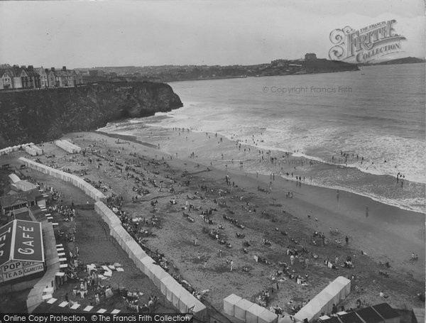 Photo of Newquay, Tolcarne Beach 1928
