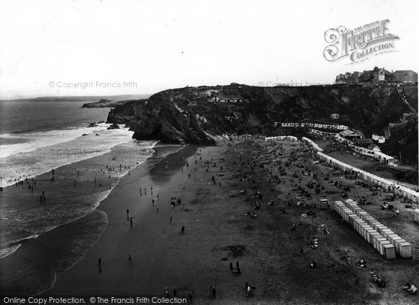 Photo of Newquay, Tolcarne Beach 1928
