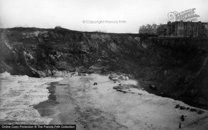 Photo of Newquay, Tolcarne Beach c.1900