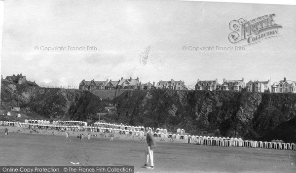 Photo of Newquay, Tolcarne Beach c.1910