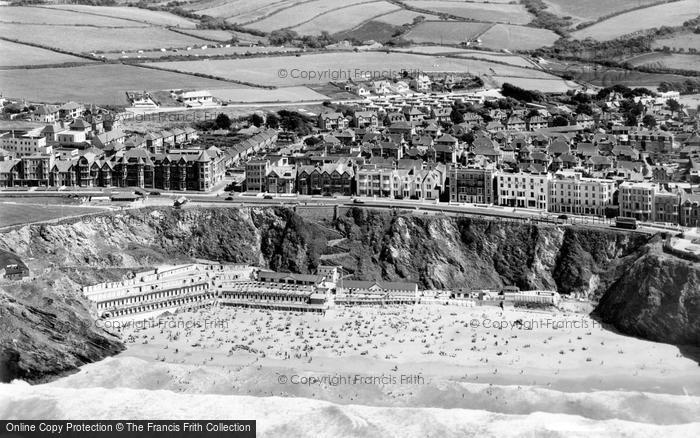 Photo of Newquay, Tolcarne Beach c.1958