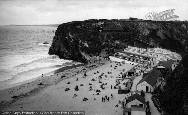 Photo of Newquay, Tolcarne Beach c.1960
