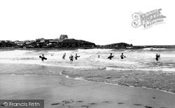 Tolcarne Beach, Surf Bathing c.1960, Newquay