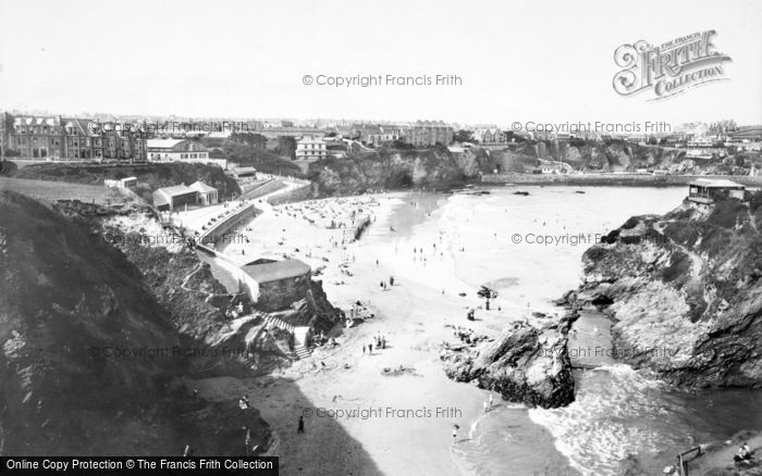Photo of Newquay, Towan Beach 1918