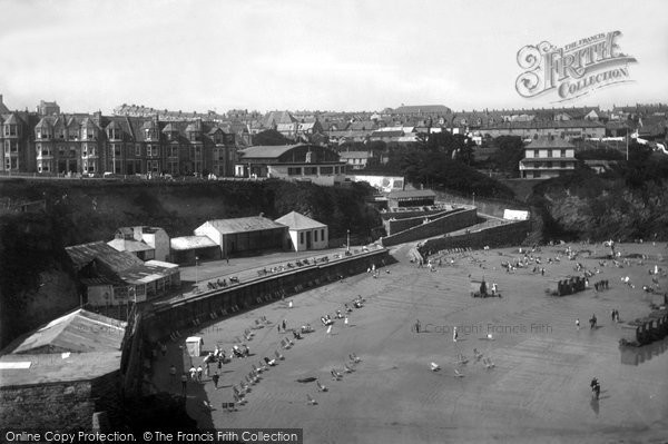 Photo of Newquay, Towan Beach 1921
