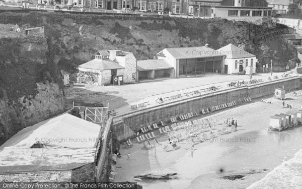Photo of Newquay, Towan Beach 1925