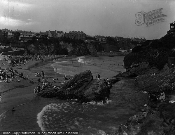 Photo of Newquay, Towan Beach 1925