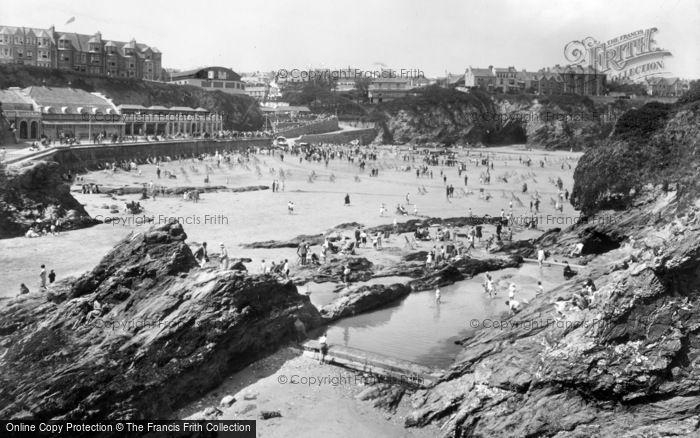 Photo of Newquay, Towan Beach 1930