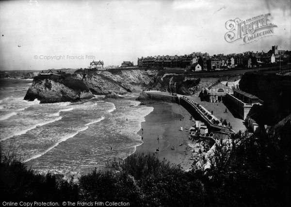 Photo of Newquay, Towan Beach 1930